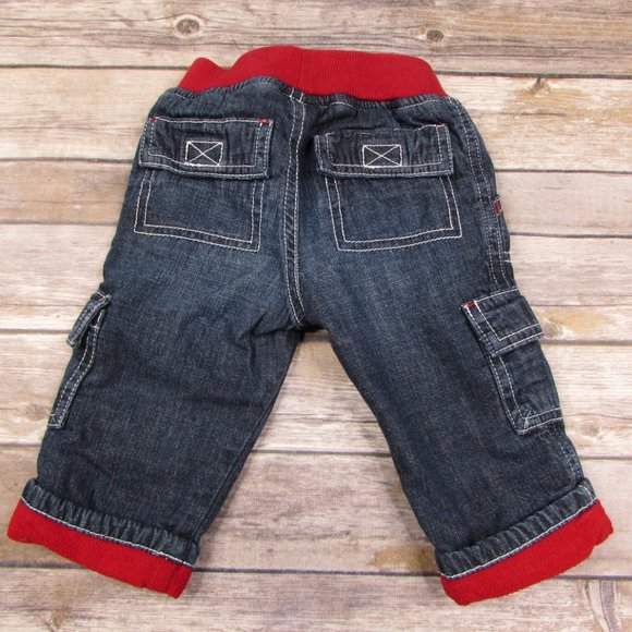 Gymboree Pirate Adventure Red Fleece Lined Cargo - Picture 3 of 3